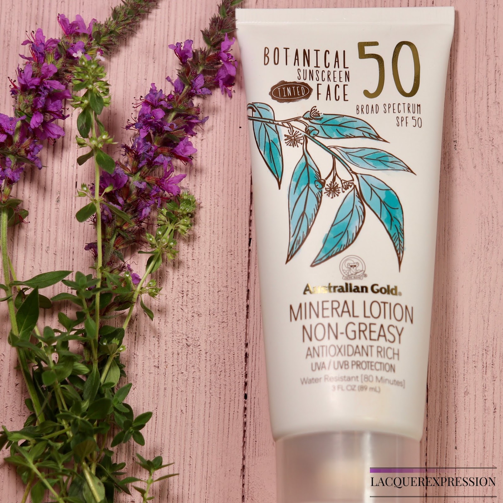 Australian Gold Tinted Botanical Facial Mineral Sunscreen Review