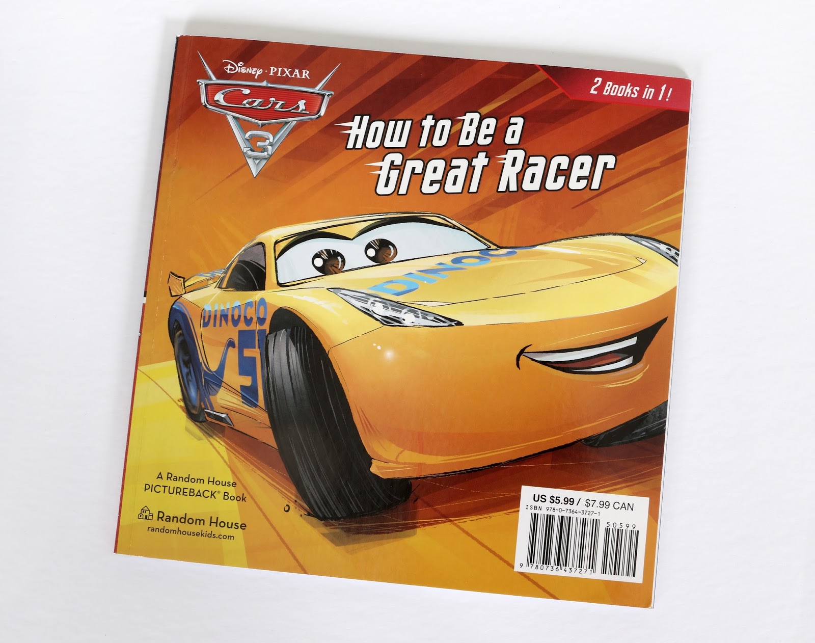 Cars 3 Taken by Storm / How to be a Great Racer 2 Books in 1 review