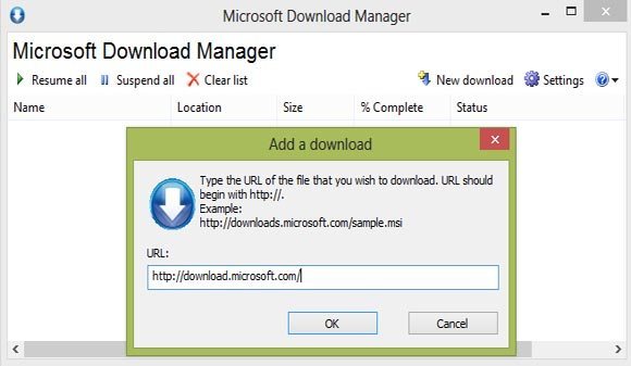 تحميل برنامج Microsoft Download Manager لتحميل الملفات مجانا برابط مباشر