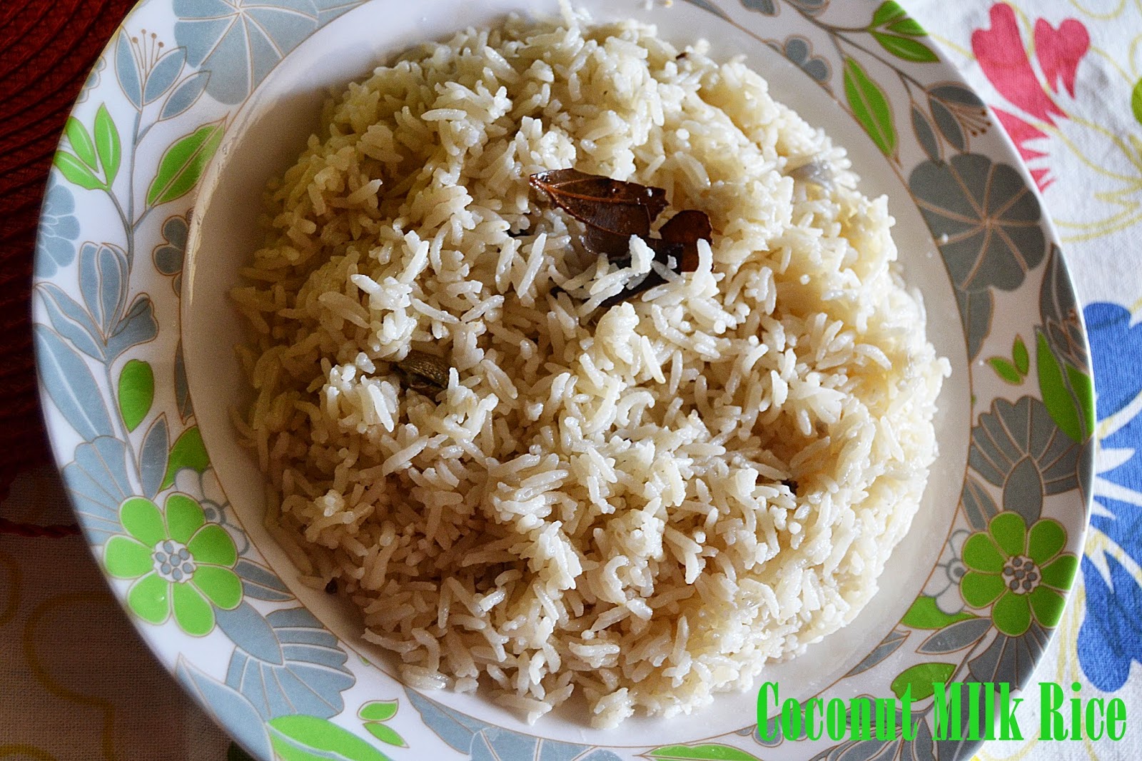The Big Sweet Tooth Coconut Milk Rice