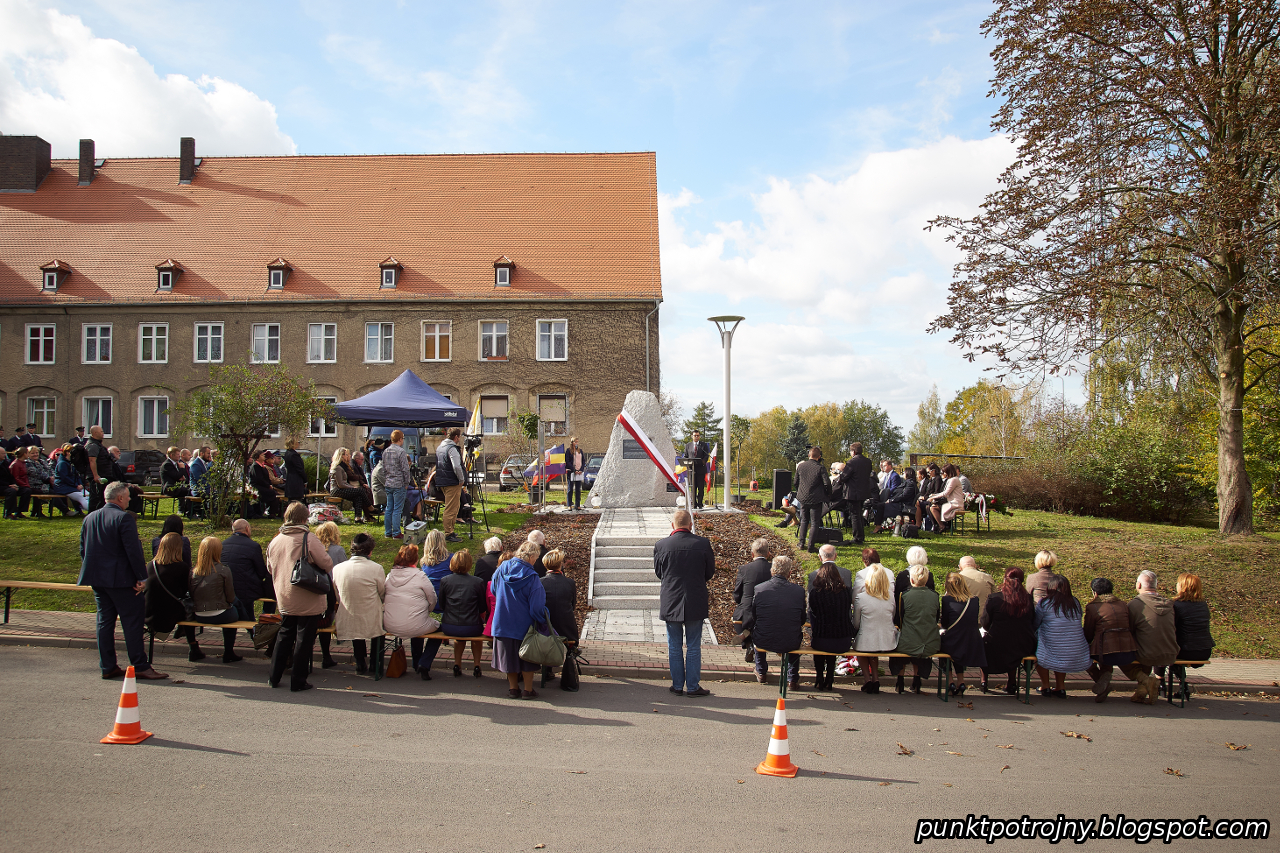 punktpotrójny Obelisk w Sieniawce Zittwerke A.G.