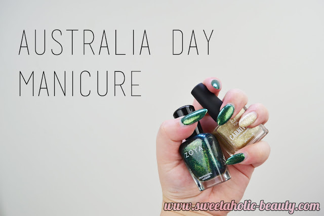 Australia Day Manicure - Sweetaholic Beauty