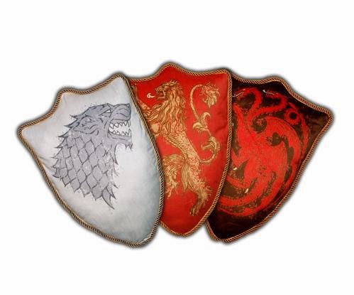 Cojines Escudos de las Casas Juego de Tronos