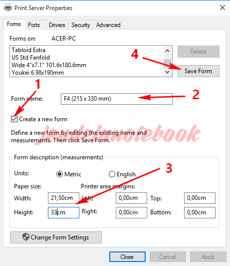 Cara Menabahkan Paper Size Di Excel