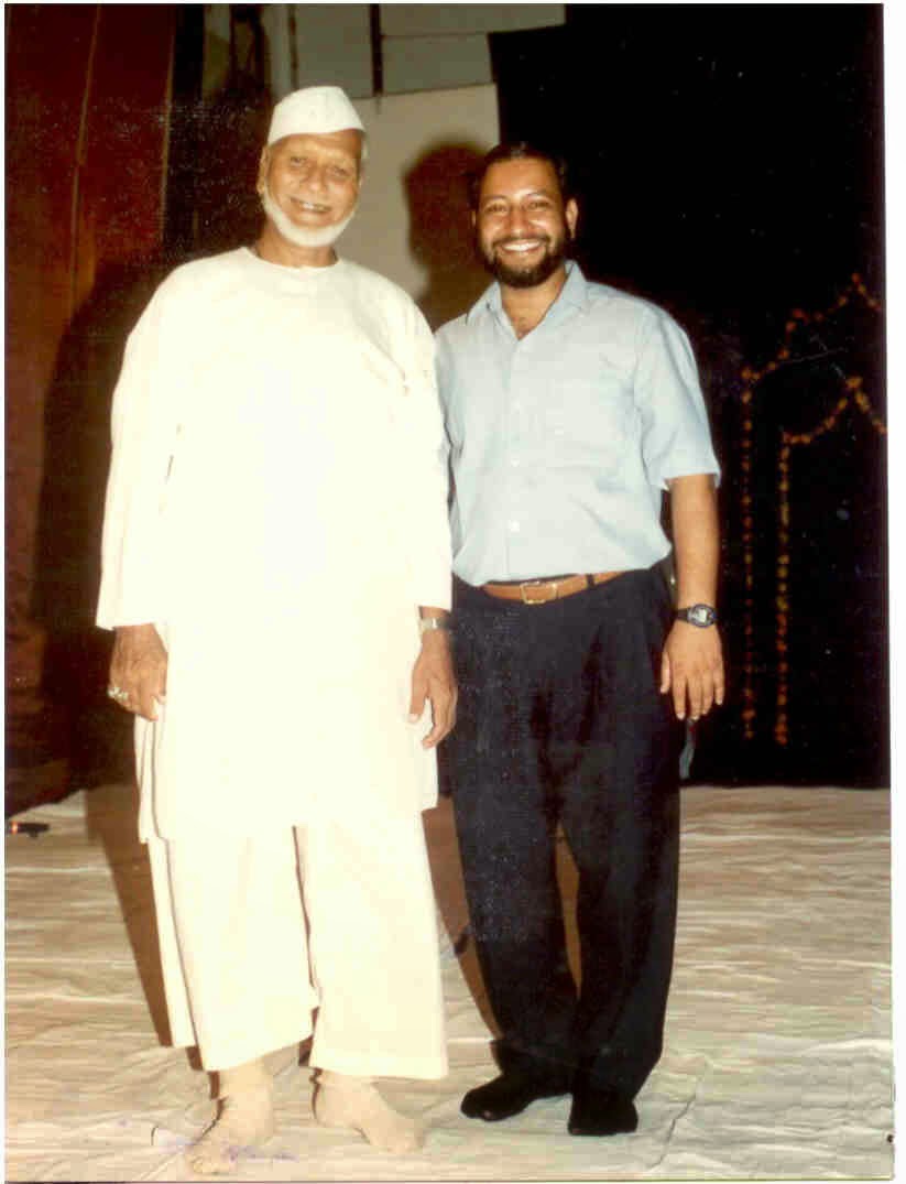 With Ustad Bismillah Khan Saheb