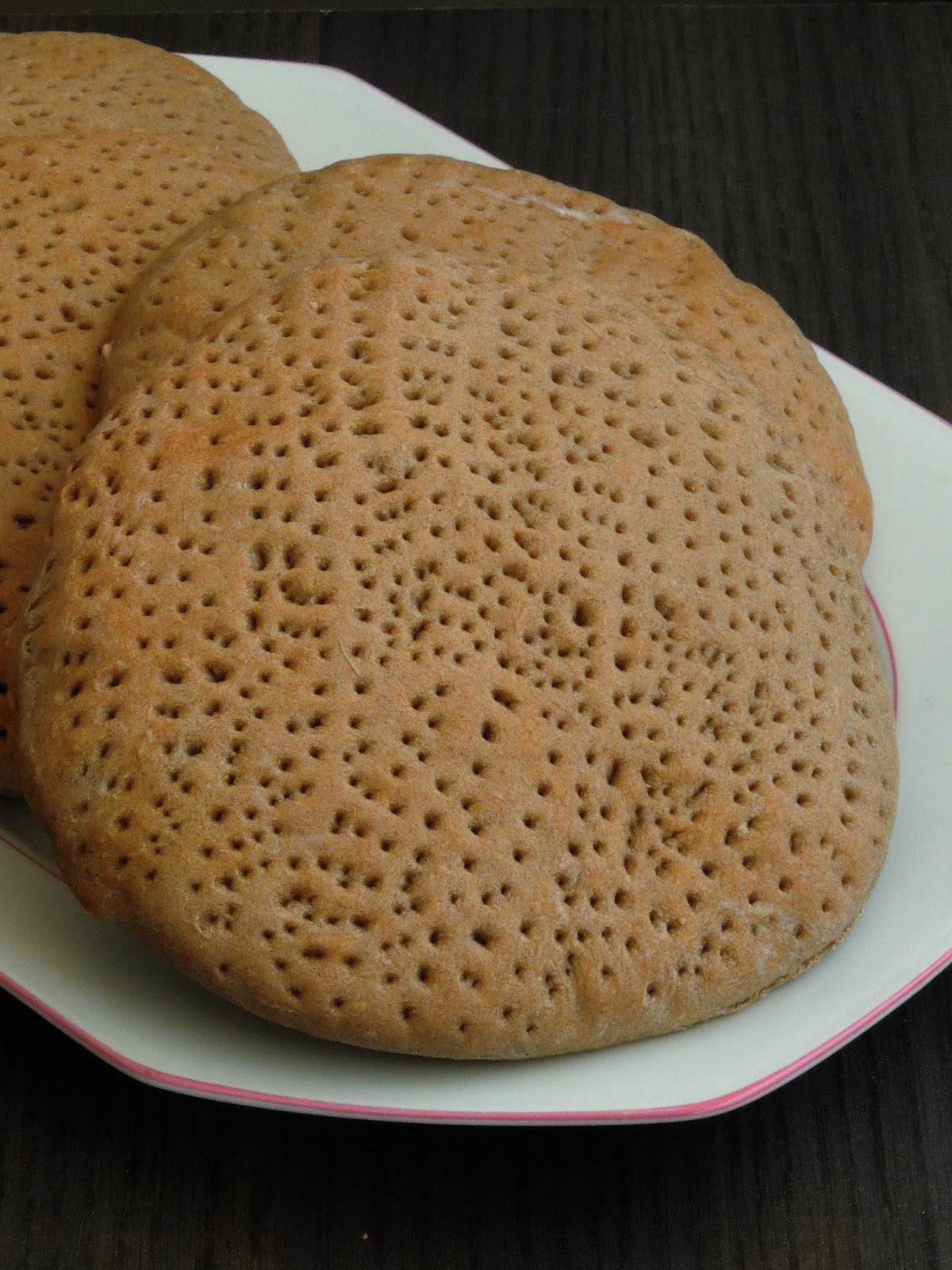 Priya's Versatile Recipes Hönökaka/Swedish Flatbread/Isle of Hönö flatbread