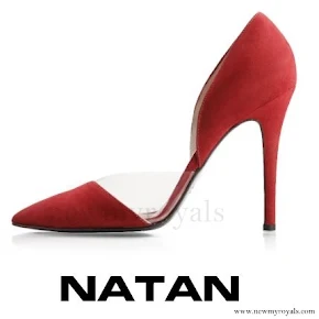 Queen Maxima wore Natan shoes in red