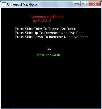 Universal Anti-Recoil Hack v2 sXe 13.3 Fix all - Shark Pro - 357 x 380 jpeg 22kB
