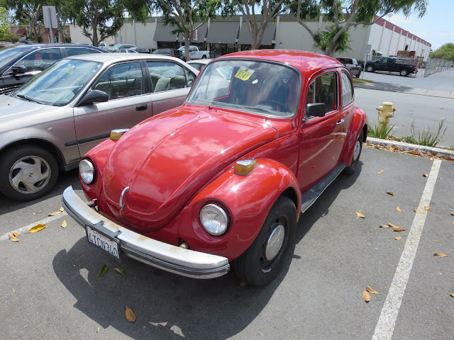 1974 Volkswagen Beetle painted in single stage enamel at Almost-Everything Auto Body