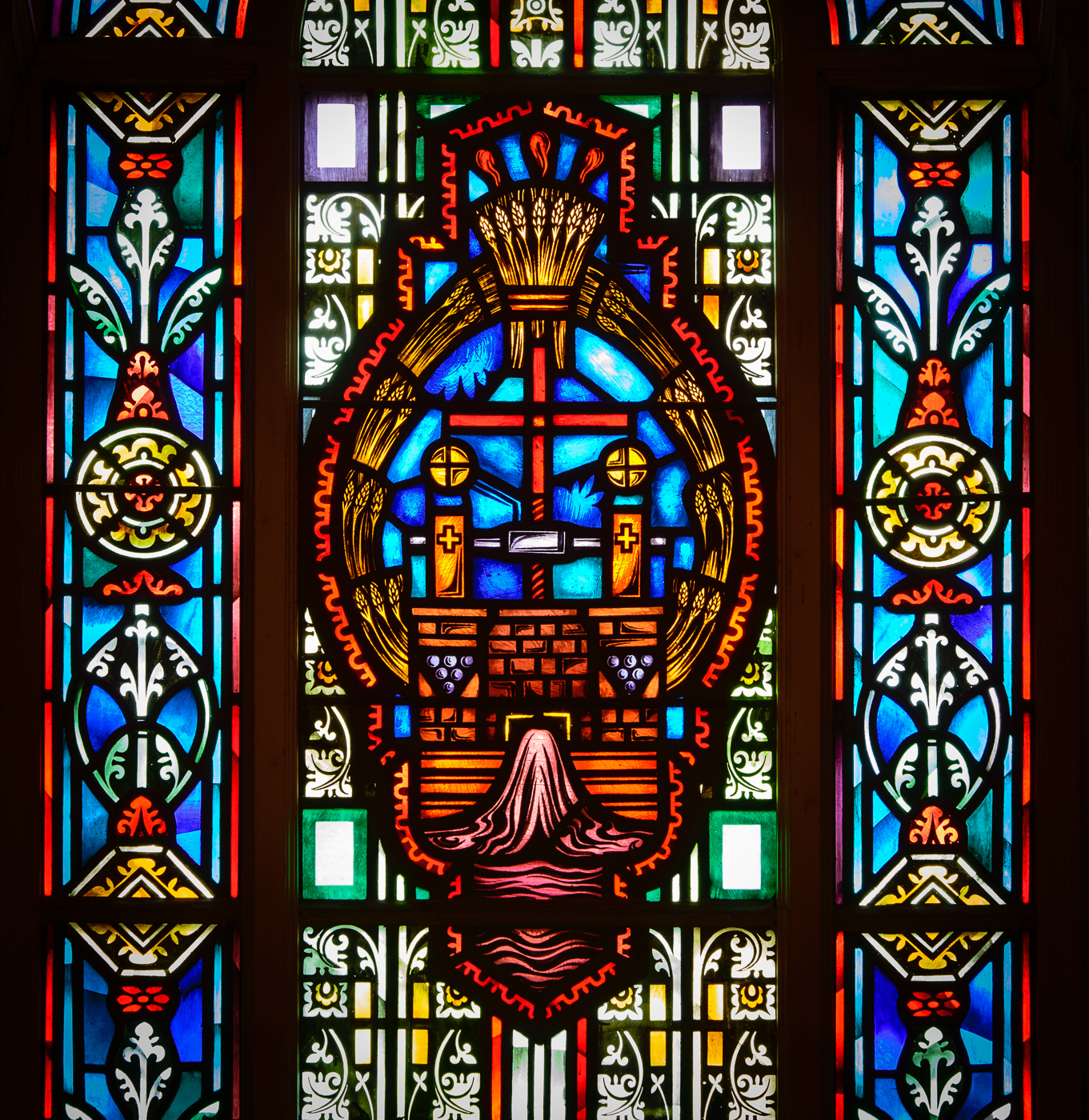 The Cranky Greek Stained Glass Window St. Bridget's Church