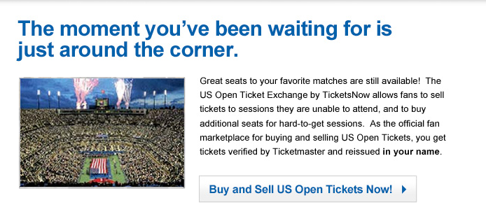The Art of Ticket Re-Buying and Reselling: Great US Open Tickets Still