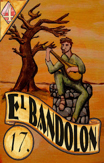 The mandolin loteria card is used in tarot fortune tellling readings.  This image is from the Pope's Deck.