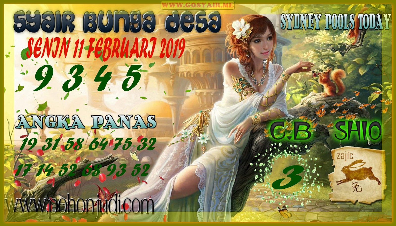 Forum Syair Gosyair SGP Senin 11 Februari 2019 GOsyair SEDIA KODE