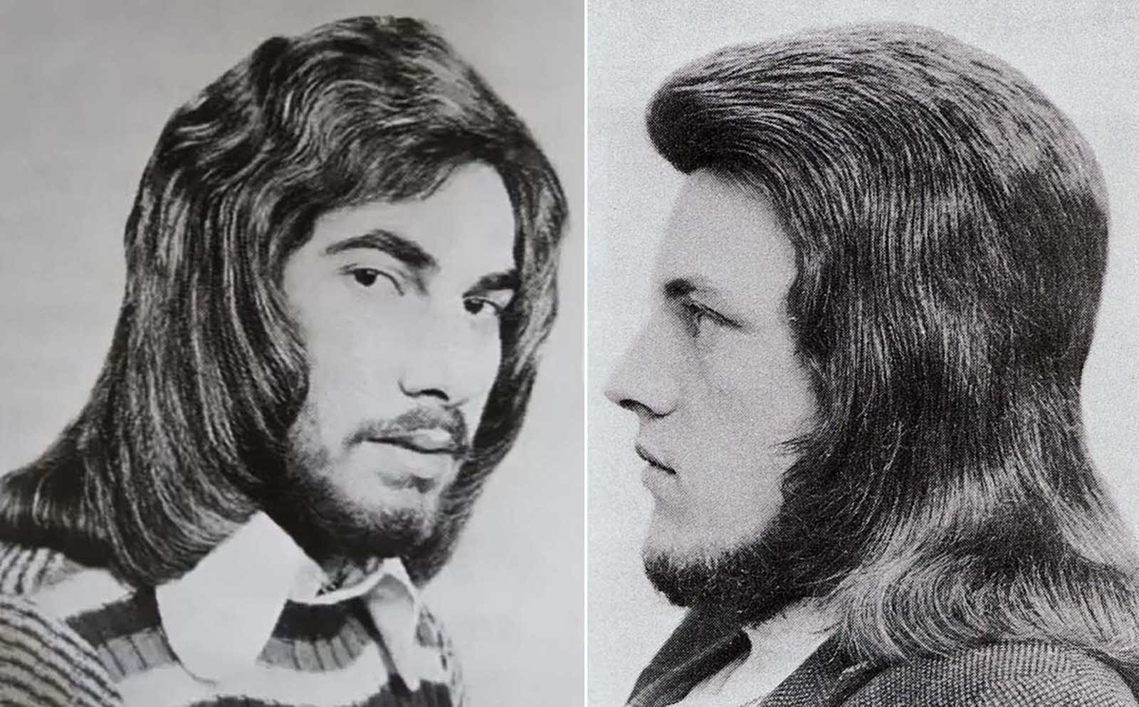 Romantic men's hairstyle from the 1960s–1970s - Rare Historical Photos