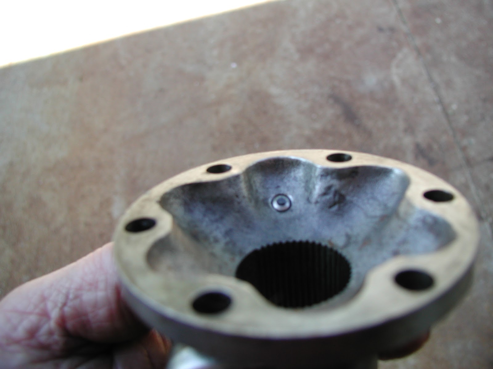 Wally&Sue bolt lock tabs and zerk for steering intermediate shaft