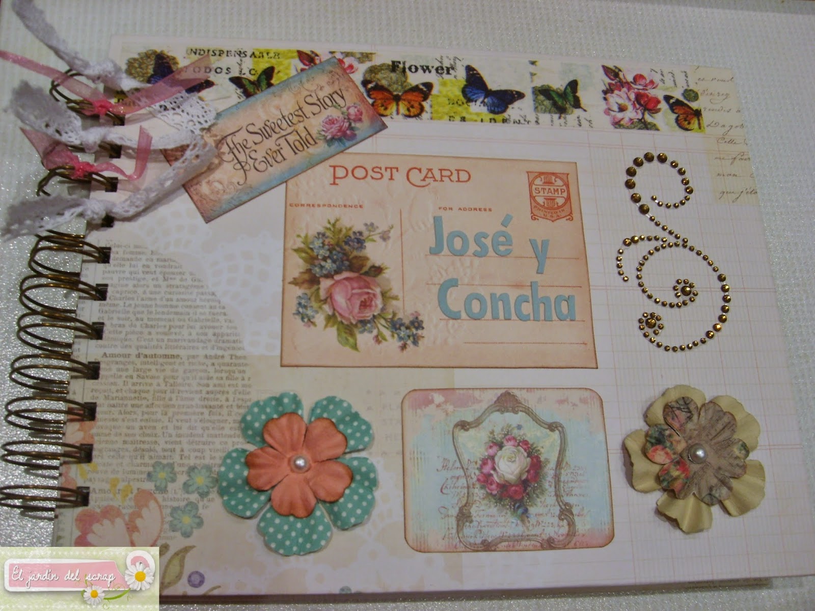 El jardín del scrap ÁLBUM BODAS DE ORO