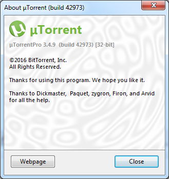 uTorrent Pro 3.4.9 Build 42973+ Crack โปรแกรมโหลดบิท เร็วแรง
