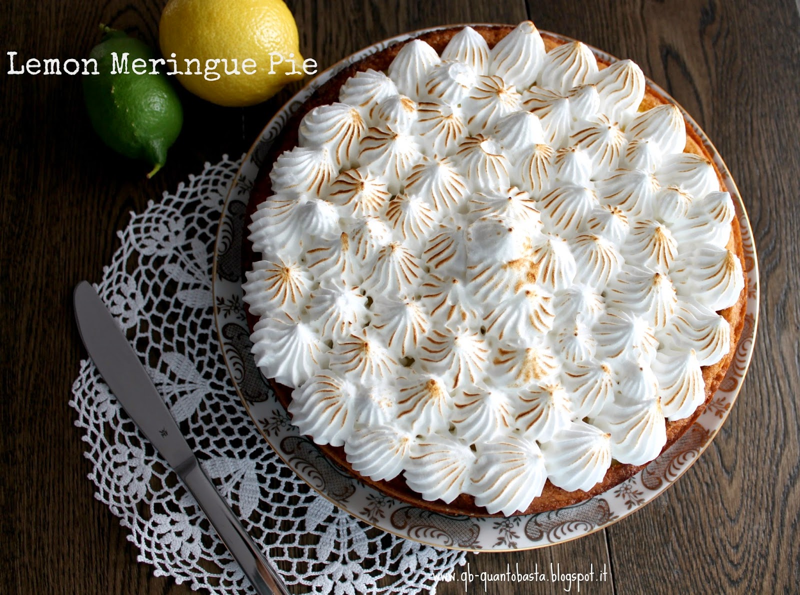 lemon meringue pie - la ricetta di bakeoff