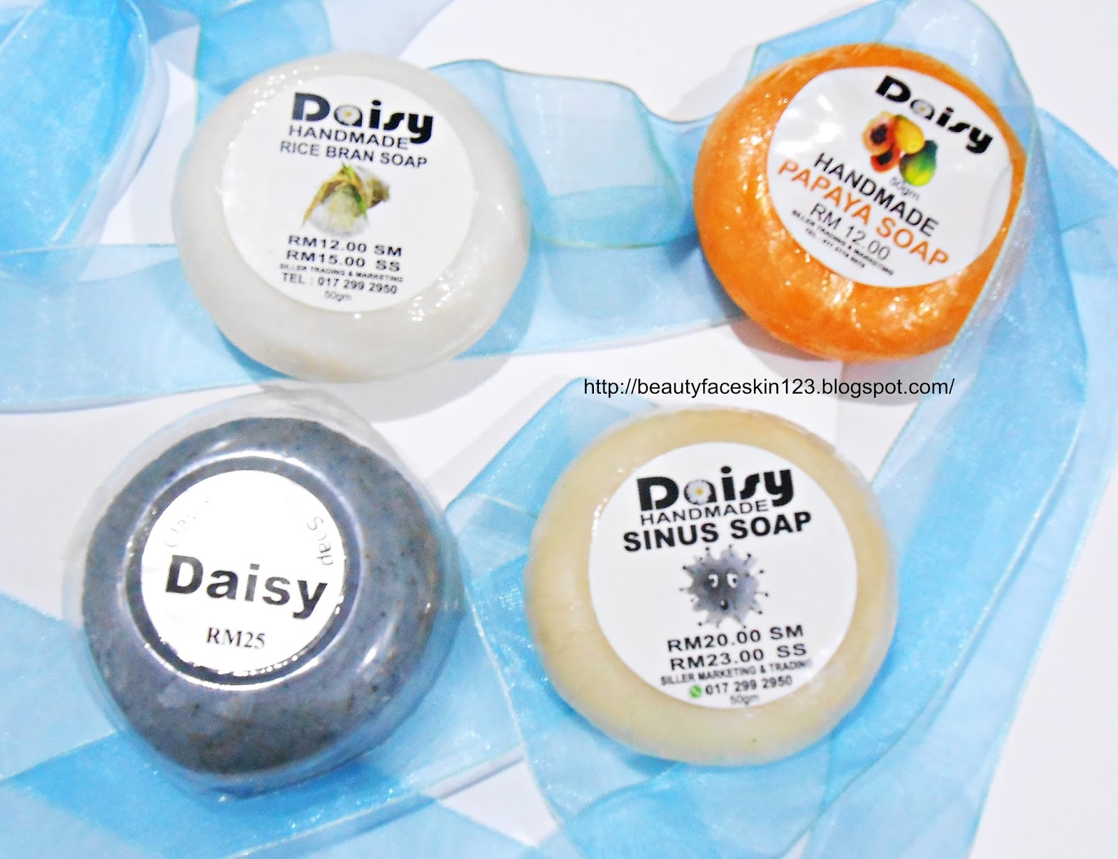 GREAT SKINandLIFE REVIEW ON MALAYSIA DAISY HANDMADE BODY PRODUCTSPAPAYA SOAP,RICE SOAP, SINUS