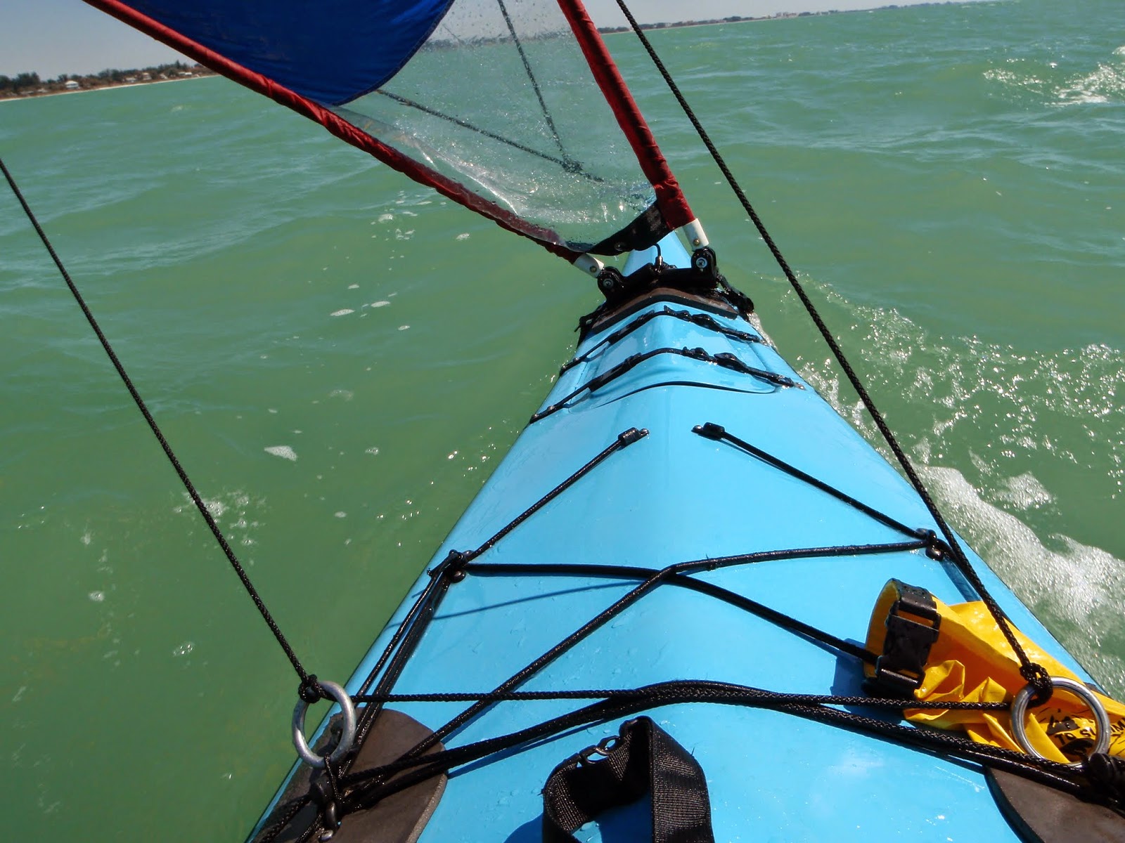 Running downwind in the early afternoon of the Everglades Challenge 2010
