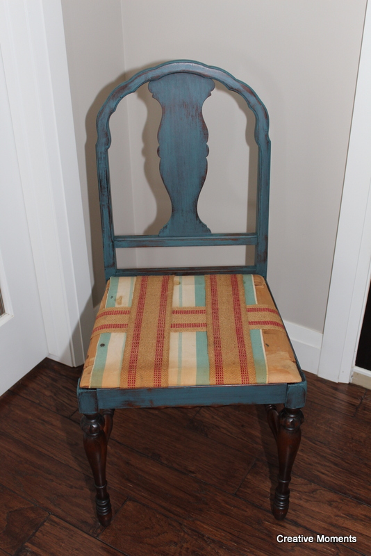 Homestead House milk paint antique chair
