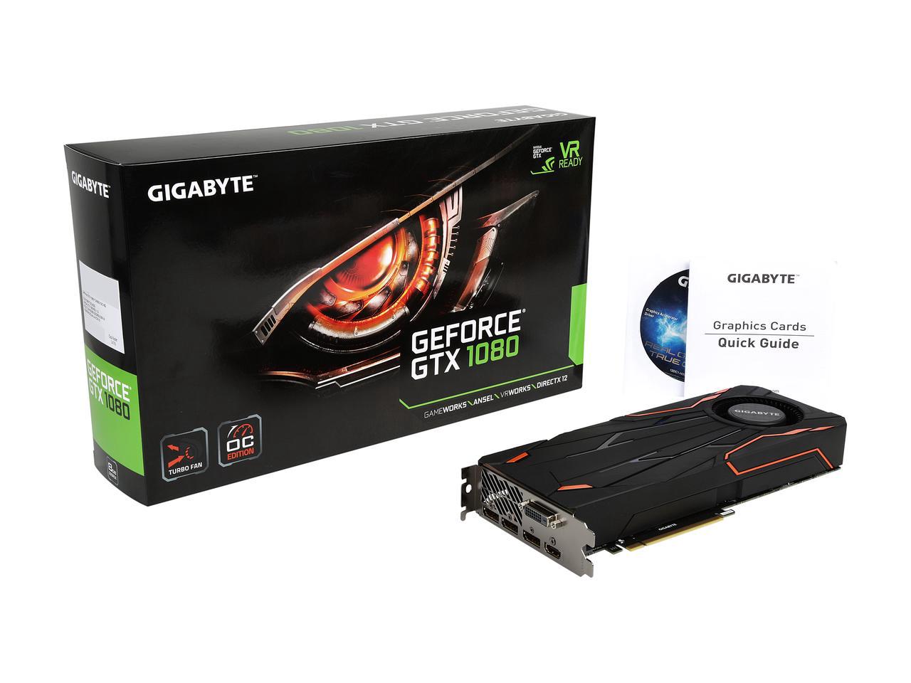 GIGABYTE GeForce GTX 1080 $569.99 ~ Merlin News