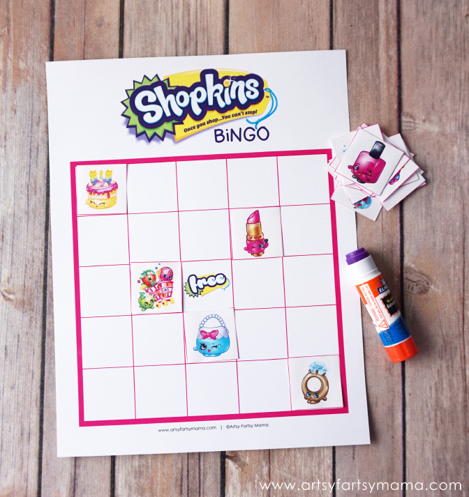 Download Free Printable Shopkins Bingo to play at your Shopkins parties!