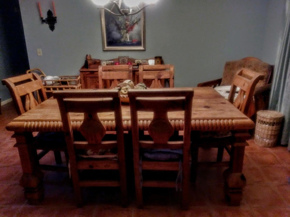 Restoration News Must Sell Spanish Dining Set and Queen Bed
