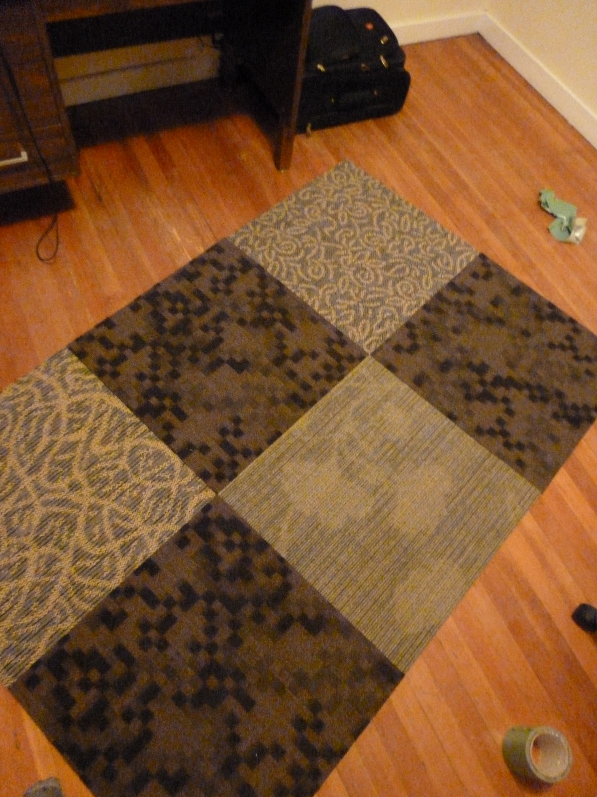 Beautiful Creations by Bece DIY Area Rug (on the cheap)