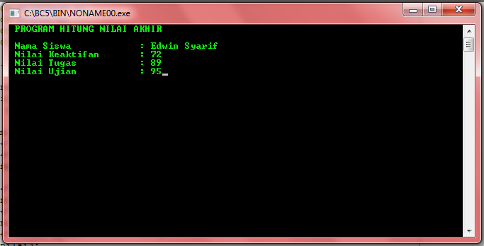 Teach Yourself: Cara Mengubah Warna Text & Background C++