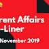 Current Affairs One-Liner: 13th November 2019