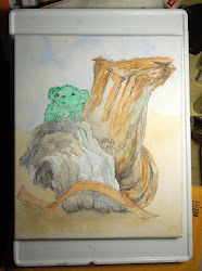 painting watercolor fun masking fluid without flat iron paint class last critter