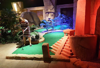 Treetop Adventure Golf course at The Printworks in Manchester Treetop Adventure Golf course at The Printworks in Manchester