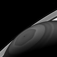 The north pole of Saturn