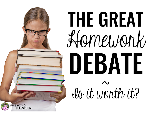 Do you assign homework in your classroom? The debate rages on - homework or no homework? I'm breaking down the advantages and disadvantages to assigning homework, and providing an easy low-prep solution!