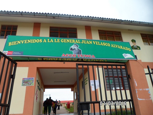 Colegio GRAL JUAN VELASCO ALVARADO - Accocunca
