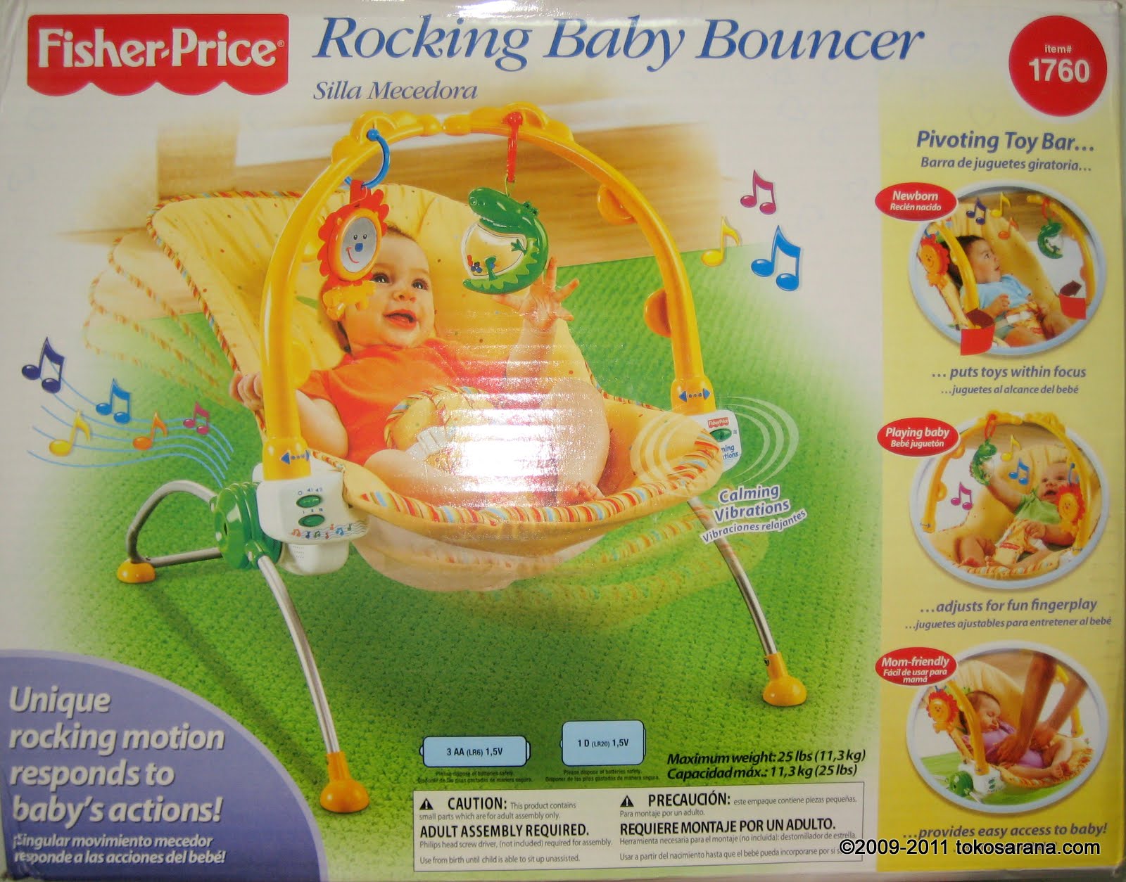 √ Fisher Price Bouncer Battery Size