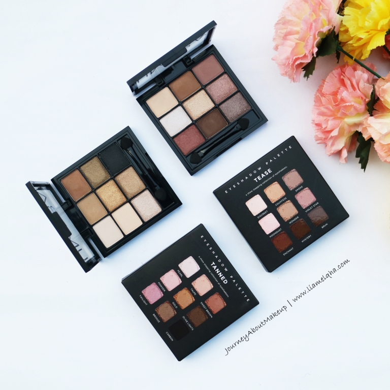 Review JustMiss Umbra Eyeshadow Palette Tanned & Tease Liamelqha