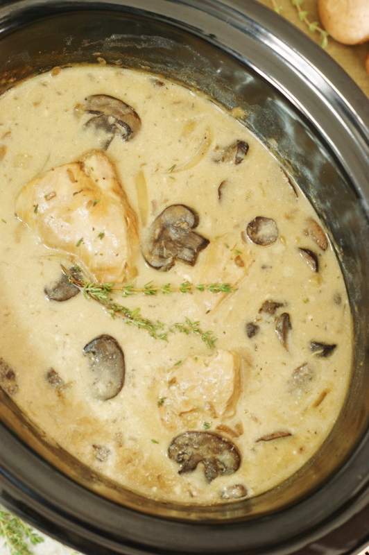 Slow Cooker Chicken Stroganoff The Kitchen is My Playground