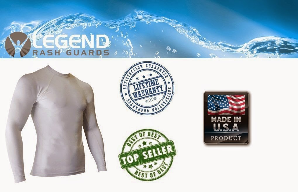mygreatfinds Rash Guard in White By Legend Rash Guards Review