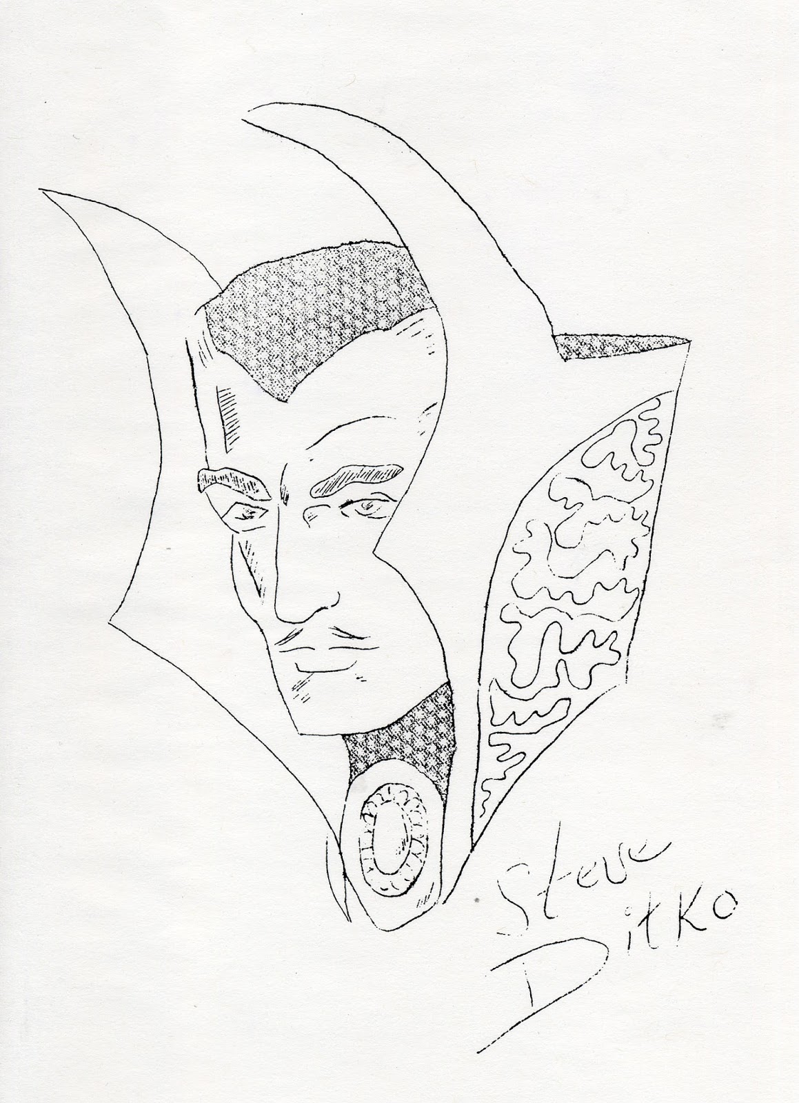 Tracer in the Art Style of Steve Ditko