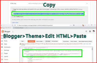 how to copy and paste html tag to google search console how to copy and paste html tag to google search console