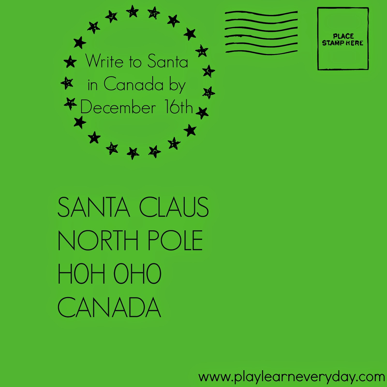 Writing A Letter To Santa Play And Learn Every Day