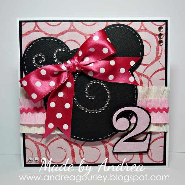 Playing With Paper: Minnie Mouse Birthday Card ...