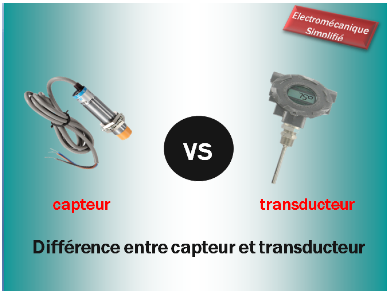 L'une des différences significatives entre le capteur et le transducteur est que le capteur L'une des différences significatives entre le capteur et le transducteur est que le capteur