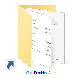 Pendrive arquivos viraram atalhos