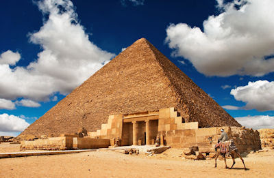 Pirámide de Giza en el antiguo Egipto - Arqueología