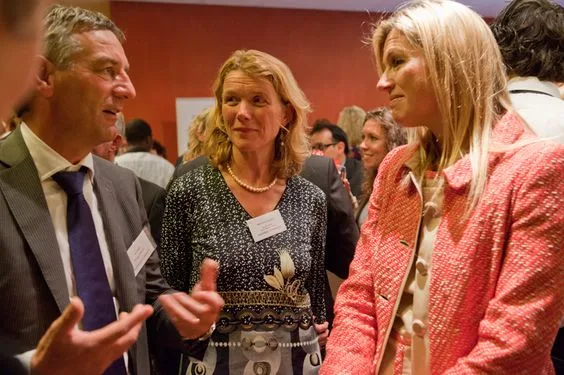 Crown Princess Maxima of The Netherlands attend the jubilee meeting of Women on Wings in Austerlitz