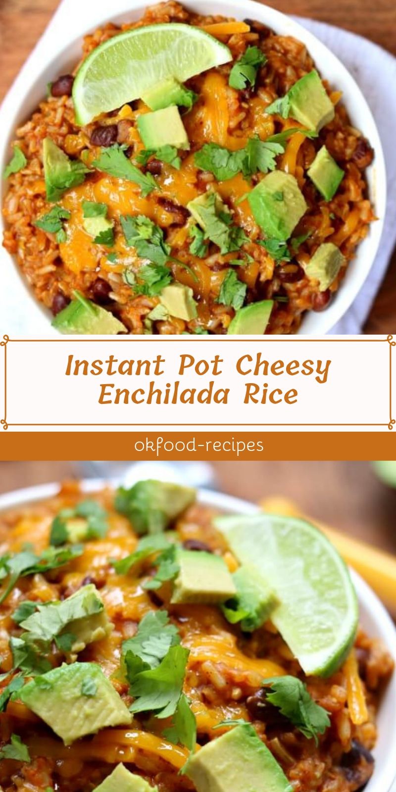 Instant Pot Cheesy Enchilada Rice