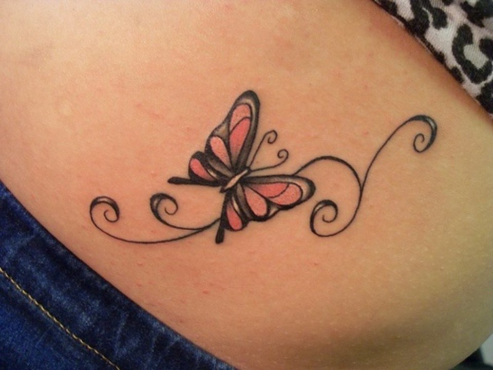 Tatuajes De Mariposas Para Mujeres - Imágenes de tatuajes de mariposas para mujeres